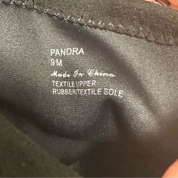 NEW Donald Plinar Pandra Black Stretch Suede Pull On Ankle Boots Booties Size 9 - Picture 14 of 14